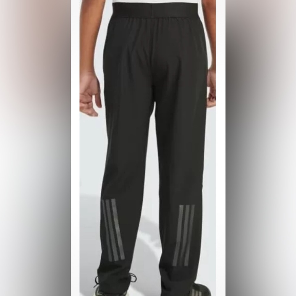 Adidas Training Pants Youth Boys Athletic Sports Stretch Woven Trousers XL - Picture 10 of 10